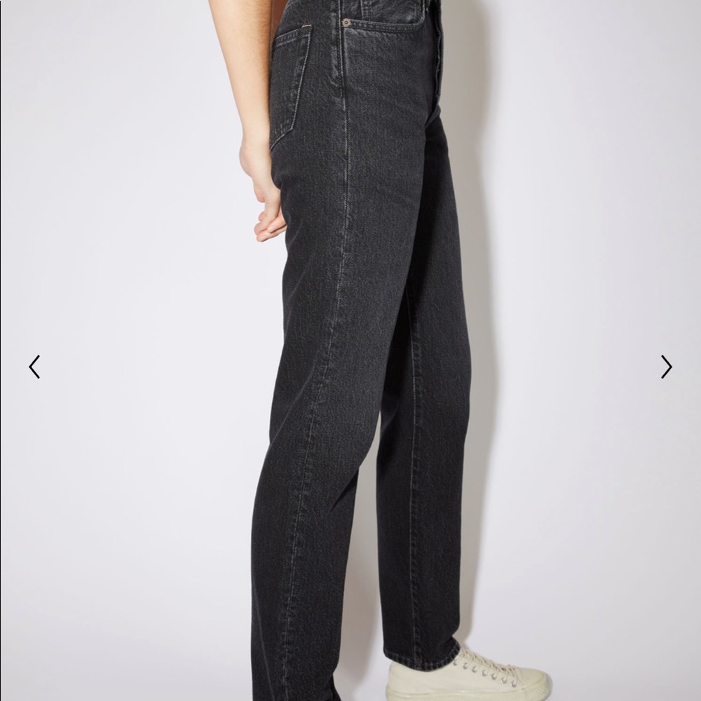 Acne studio regular fit 1997 black jeans